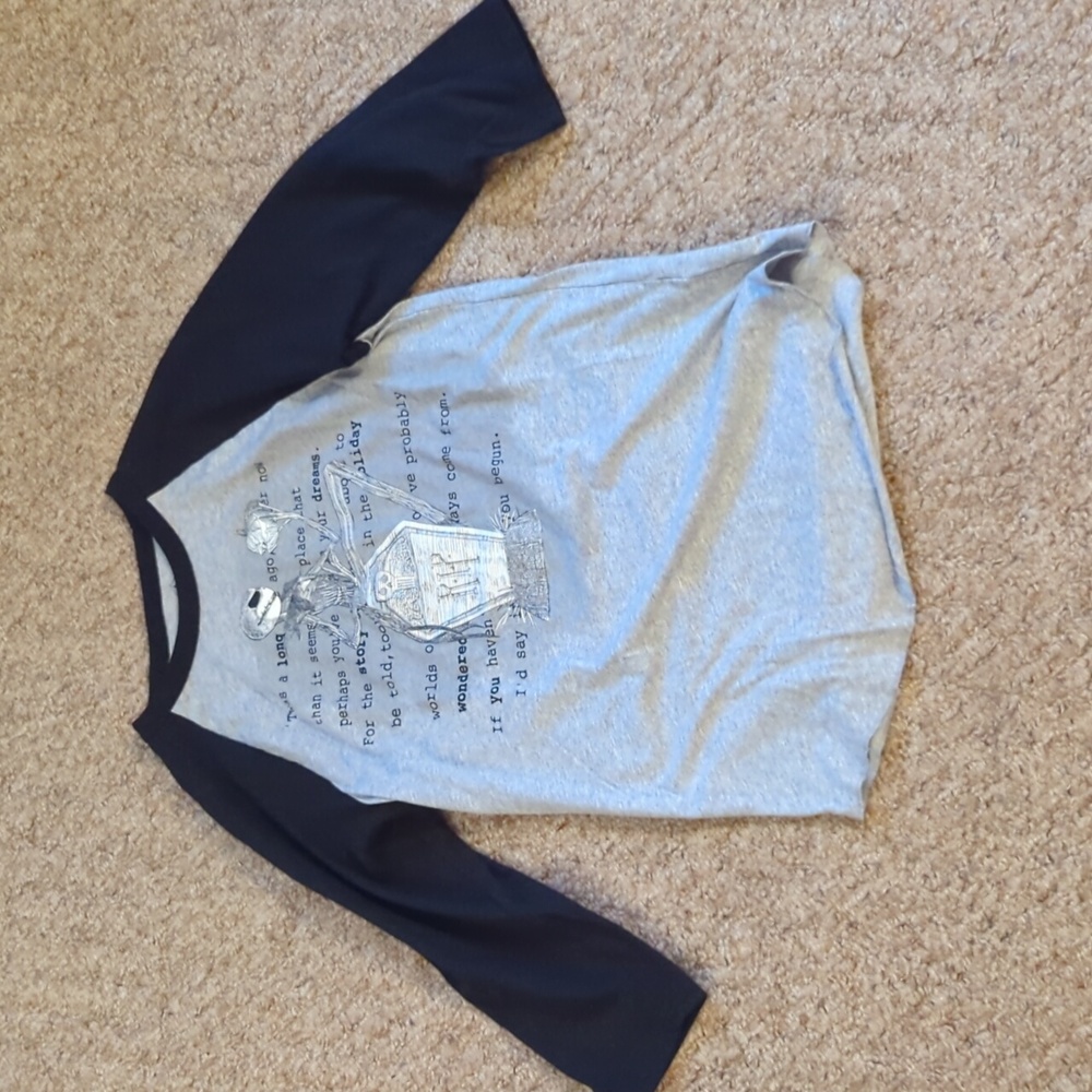 Unisex small baseball tee